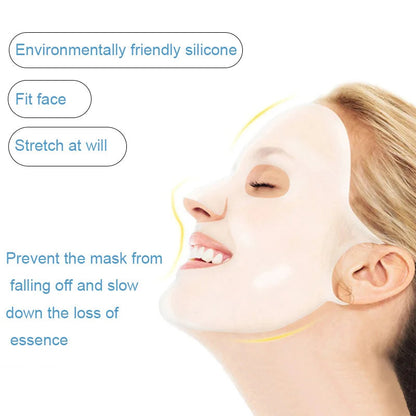 Masque en Silicone 3D Réutilisable – Couvre-Masque Anti-Évaporation pour Soins du Visage🚚 Livraison rapide en 8 à 12 jours ouvrés depuis la France FelizShop