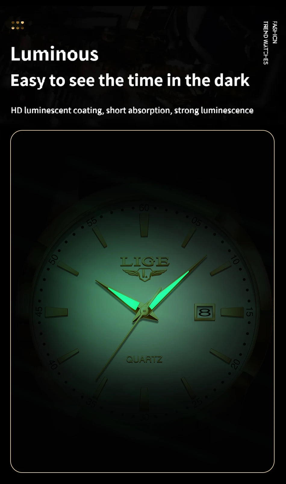 Montre Homme LIGE – Bracelet Cuir Marron – Chronographe Sport & Élégance🚚 Livraison rapide en 8 à 12 jours ouvrés depuis la France FelizShop