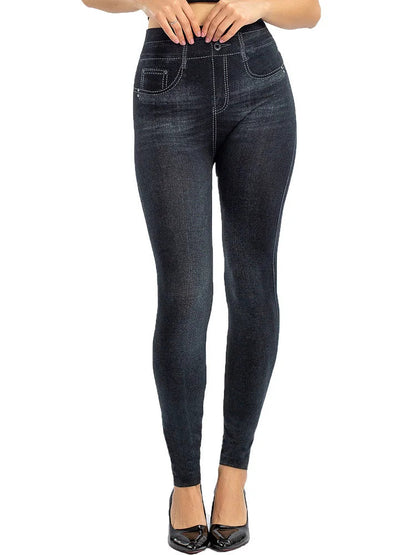 YRRETY – Leggings de sport femme effet jean, sans couture, extensibles et imprimés. Taille haute, parfaits pour l’été, le running, la salle de sport ou un look décontracté push-up.🚚Livraison gratuite rapide et sé FelizShop