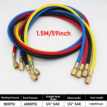 Manifold 4 Voies – Kit Pression Climatisation & Recharge FelizShop