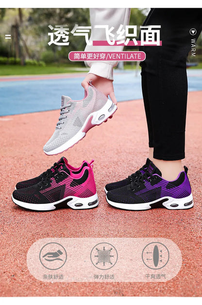 Baskets de Running Femme 2025 – Chaussures de Sport Respirantes à Coussin d’Air | Confort & Grandes Tailles🚚 Livraison rapide en 8 à 12 jours ouvrés depuis la France FelizShop