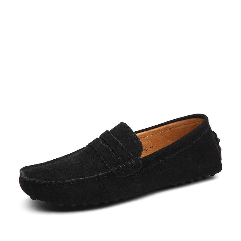 Chaussures homme 38–50 – Chaussures décontractées en cuir véritable – Mocassins tendance pour homme – Slip-on, chaussures plates pour conduite🚚 Livraison rapide en 8 à 12 jours ouvrés depuis la France FelizShop