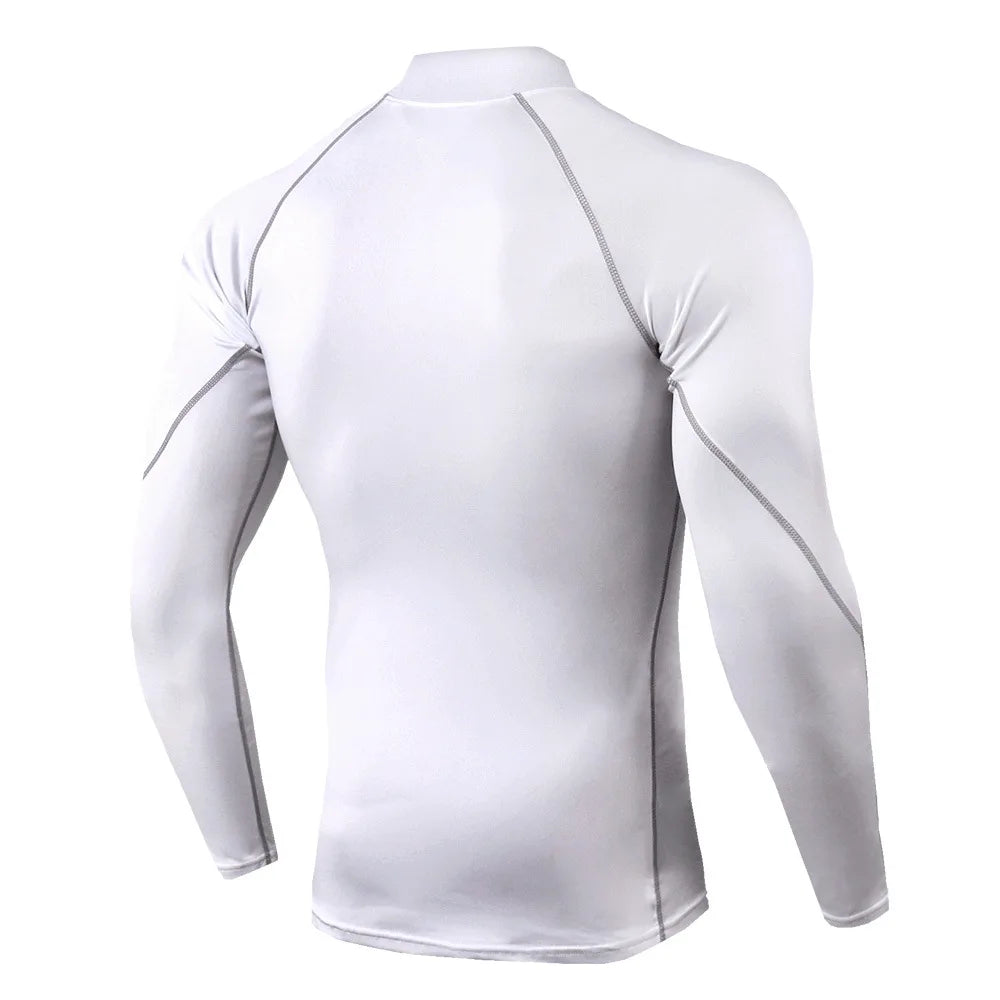 T-shirt de Sport Homme à Manches Longues – Haut de Compression Séchage Rapide, Idéal pour le Fitness, la Musculation, le Running et le Training🚚 Livraison rapide en 8 à 12 jours ouvrés depuis la France FelizShop