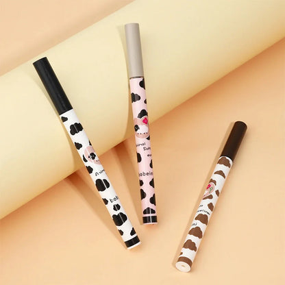 Eyeliner Liquide Waterproof – Noir & Brun | Séchage Rapide, Effet Lying Silkworm pour Regard Agrandi🚚 Livraison rapide FelizShop