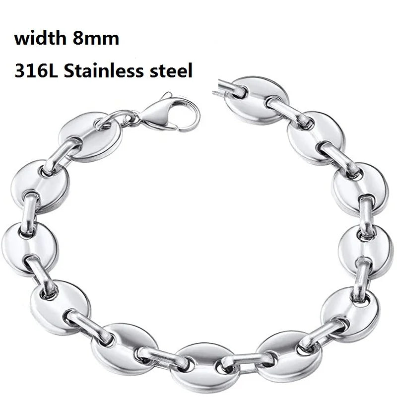 Bracelet Chaîne Cubaine en Acier Inoxydable 316L – Style Figaro Unisexe – Bijou Vintage & Tendance🚚 Livraison rapide en 8 à 12 jours ouvrés depuis la France FelizShop