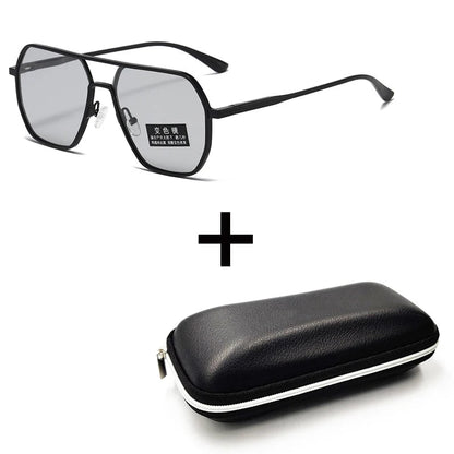 Lunettes de Soleil Photochromiques de Luxe – Polarisées & Anti-Éblouissement – Unisexe UV400🚚 Livraison rapide en 8 à 12 jours ouvrés depuis la France FelizShop