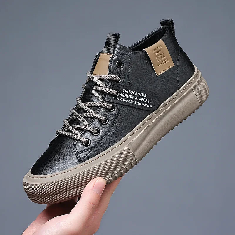 Sneakers Homme 2024 – Chaussures en Cuir Haut de Gamme à Lacets | Style Luxe & Semelle Rehaussante
🚚 Livraison rapide en 8 à 12 jours ouvrés depuis la France FelizShop