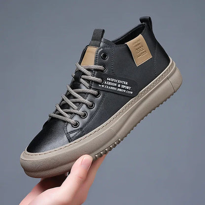 Sneakers Homme 2024 – Chaussures en Cuir Haut de Gamme à Lacets | Style Luxe & Semelle Rehaussante
🚚 Livraison rapide en 8 à 12 jours ouvrés depuis la France FelizShop
