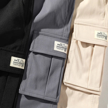 Cargo shorts men's summer loose-fitting five-point pants multi-pocket functional sports pants 🚚 Livraison rapide en 8 à 12 jours ouvrés depuis la France FelizShop