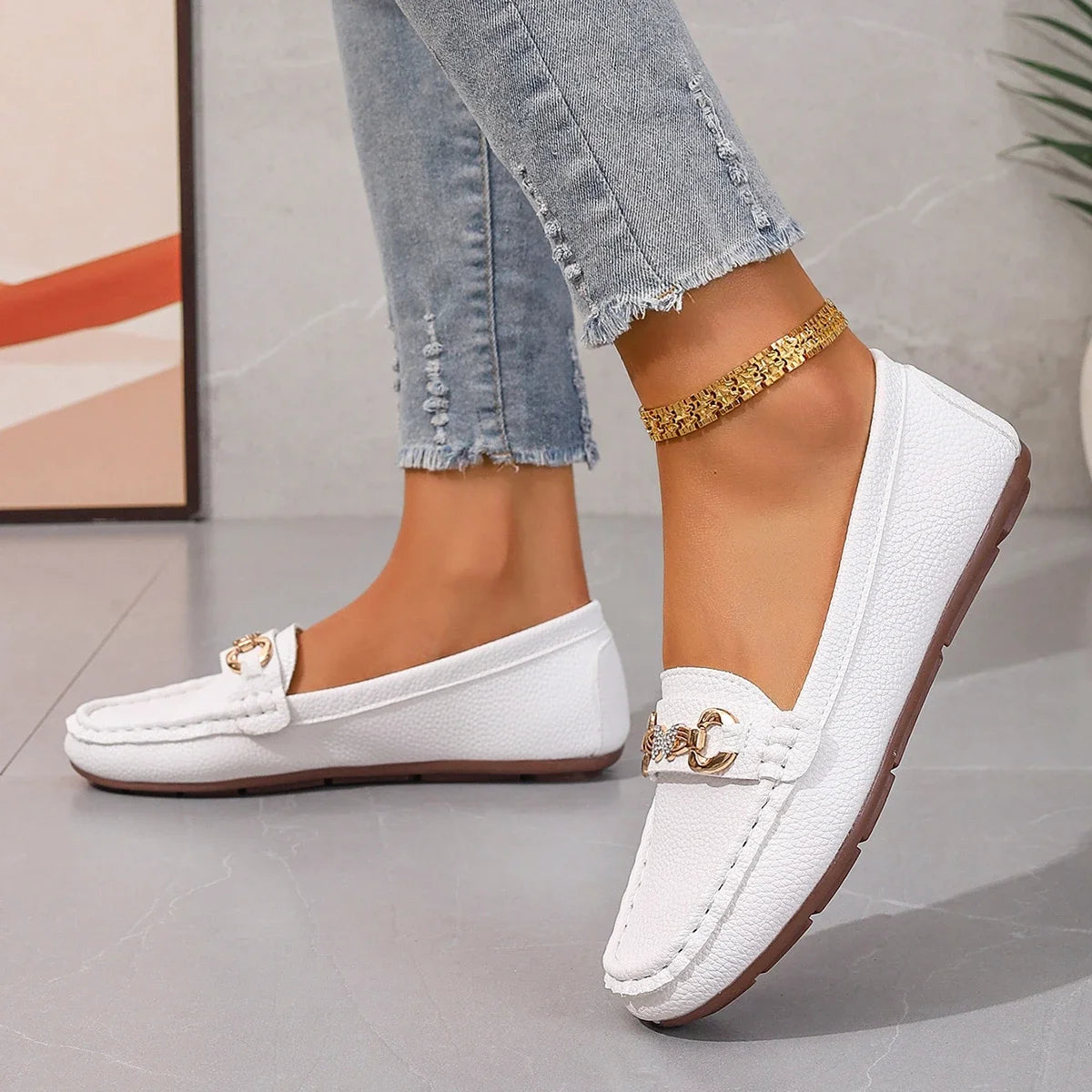 Chaussures Mary Jane Femme – Slip-On Décontractées – Ballerines Confortables à Bout Rond – Semelle Souple – Printemps/Automne 2025
🚚Livraison gratuite rapide et sécurisé FR - FelizShop