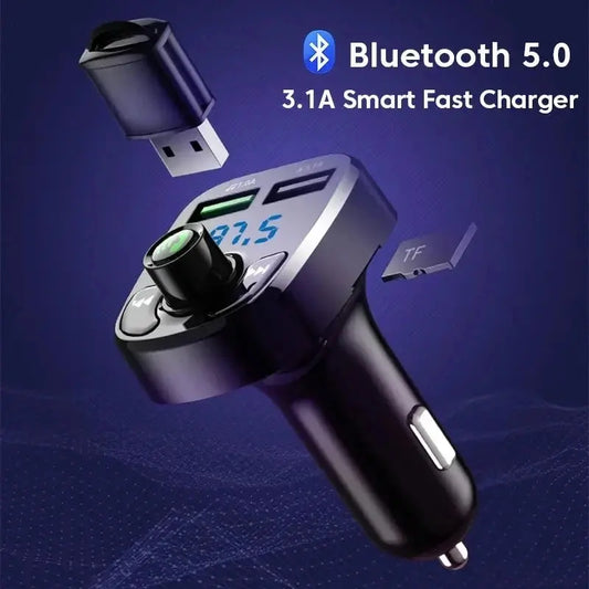Transmetteur FM Bluetooth 5.0 avec Chargeur Voiture – LED, MP3, Appels Mains Libres & Double USB (QC3.0 + Type-C 🚚 Livraison rapide en 8 à 12 jours ouvrés depuis la France ou nos entrepôts européens 🇫🇷
✨ Suiv FelizShop