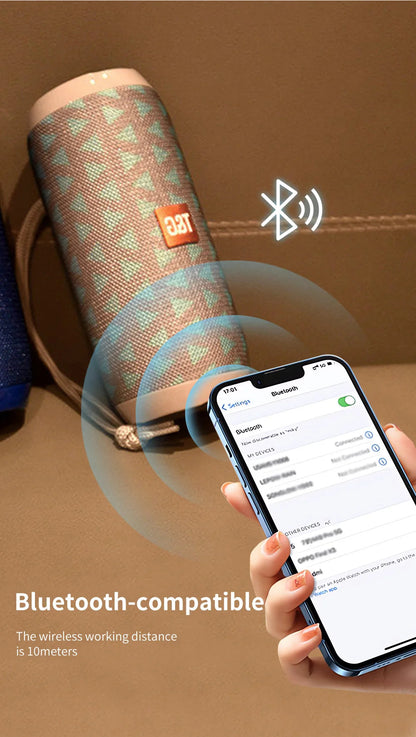 Enceinte Bluetooth Portable T&G TG117 – Haut-parleur Étanche TWS, Son Stéréo Surround, Support Carte TF et Radio FM, Idéal pour l’Extérieur 🚚 Livraison rapide en 8 à 12 jours ouvrés depuis la France ou nos entre FelizShop
