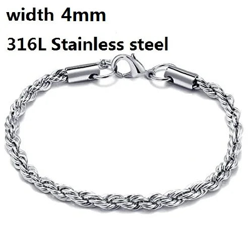 Bracelet Chaîne Cubaine en Acier Inoxydable 316L – Style Figaro Unisexe – Bijou Vintage & Tendance🚚 Livraison rapide en 8 à 12 jours ouvrés depuis la France FelizShop