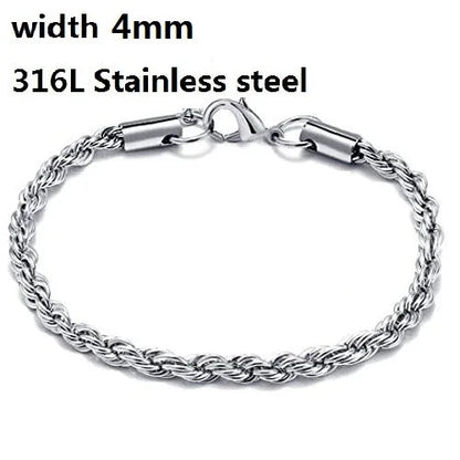 Bracelet Chaîne Cubaine en Acier Inoxydable 316L – Style Figaro Unisexe – Bijou Vintage & Tendance🚚 Livraison rapide en 8 à 12 jours ouvrés depuis la France FelizShop