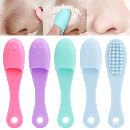 Soft Silicone Facial Cleansing Brush 2 in 1 Silicone Face Mask Brush & Face Scrubber For Exfoliating Massaging Remove Blackhead 🚚 Livraison rapide en 8 à 12 jours ouvrés depuis la France FelizShop