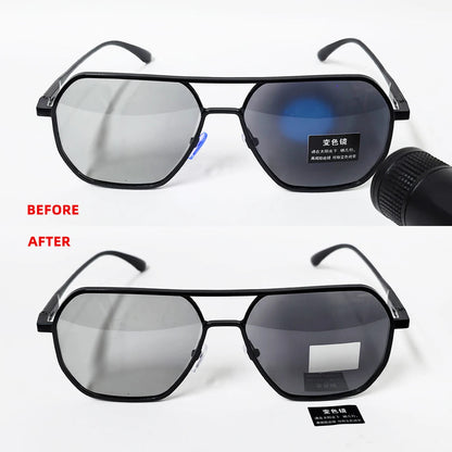 Lunettes de Soleil Photochromiques de Luxe – Polarisées & Anti-Éblouissement – Unisexe UV400🚚 Livraison rapide en 8 à 12 jours ouvrés depuis la France FelizShop