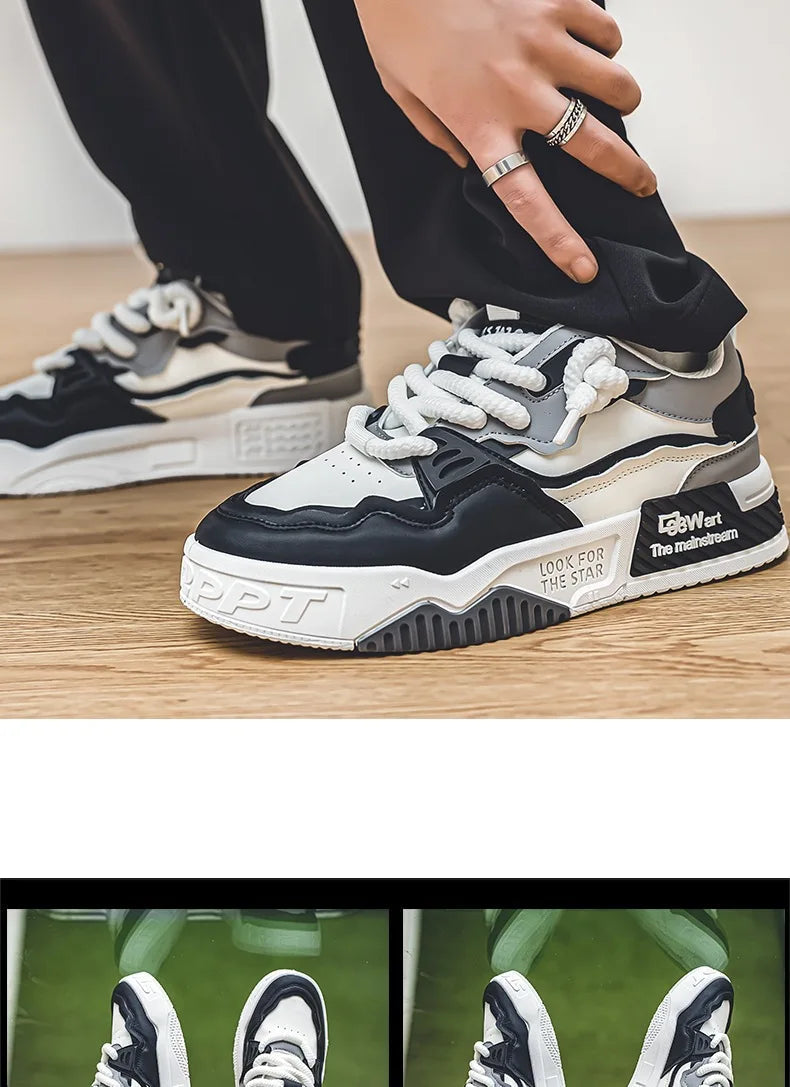 Baskets Chunky Homme 2025 – Sneakers Streetwear à Semelle Épaisse Antidérapante | Style Tendance Jeune & Urbain🚚 Livraison rapide en 8 à 12 jours ouvrés depuis la France FelizShop