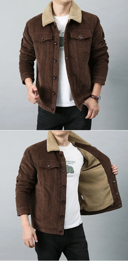 Blouson Homme Hiver – Velours Côtelé, Doublure Polaire & Coupe Décontractée
🚚Livraison rapide gratuite et sécurisée FelizShop
