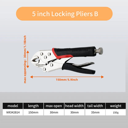 Pince-étau AMR – Mâchoires Courbes et Long Nez Multifonction FelizShop