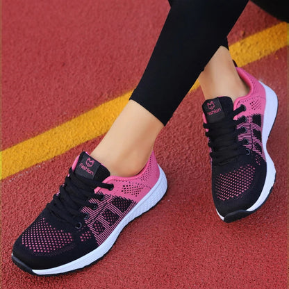 Baskets Femme 2024 – Sneakers à Semelle Épaisse, Chaussures de Sport Mode pour Printemps/Hiver, Idéales pour Courir ou au Quotidien 🚚 Livraison rapide en 8 à 12 jours ouvrés FelizShop