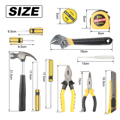 Kit d’Outils 8/9/12/13 Pièces avec Mallette – Réparation Maison & Auto FelizShop