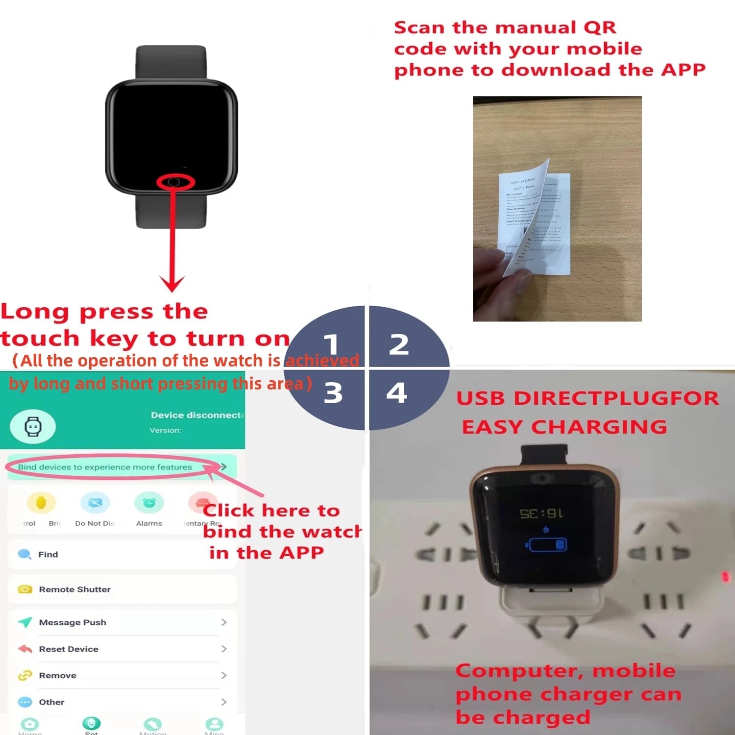 Montre connectée pour hommes et femmes — Montre bracelet Bluetooth, musique, sport, suivi santé, bracelet fitness, montre digitale
🚚 Livraison rapide en 8 à 12 jours ouvrés depuis la France FelizShop