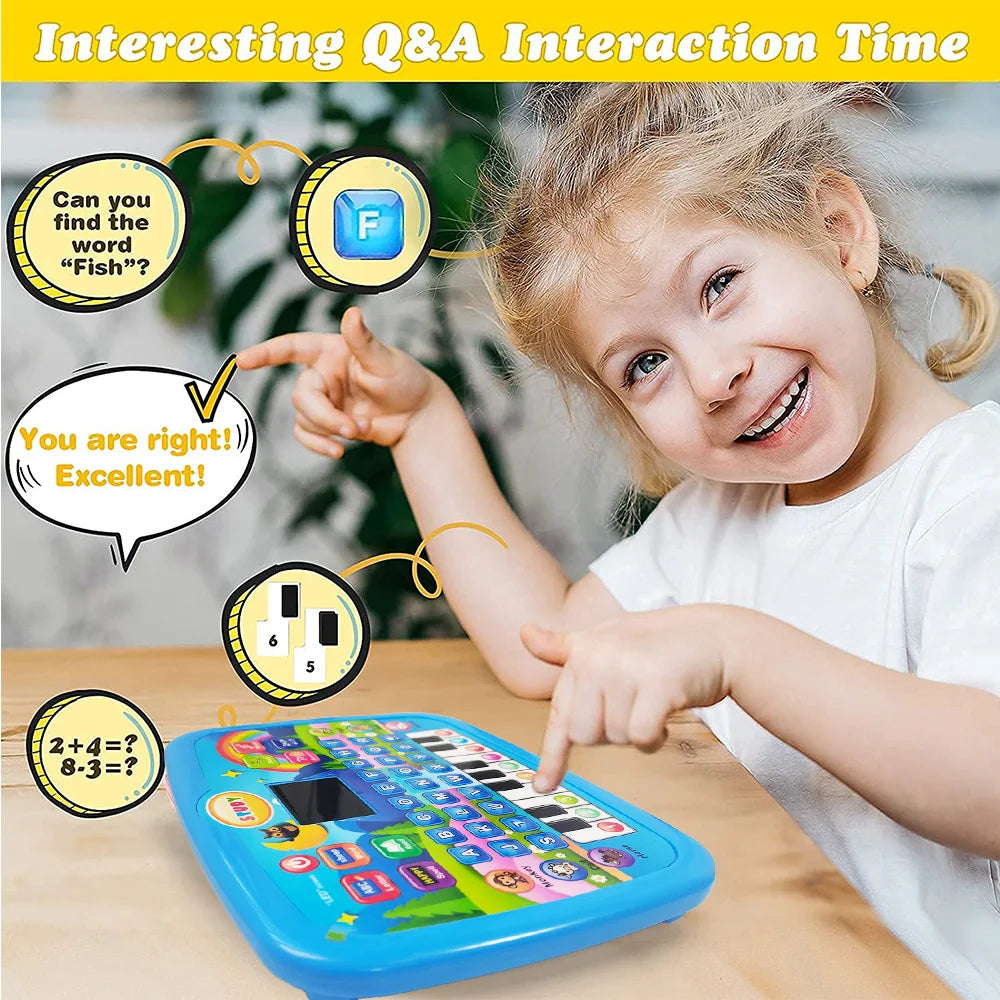 Tablette Éducative Enfant 3+ – Jeu Interactif Lecture, Maths, Musique + Clavier Électronique | Jouet Cadeau Anniversaire / Noël
🚚Livraison gratuite rapide et sécurisé FR FelizShop