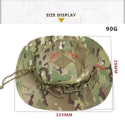 Nouvelle casquette 2025 camouflage tactique – Casquette de type Bonnie à poche carrée – Chapeau bob multicam pour la pêche, la randonnée et les activités de plein air – Protection solaire🚚 Livraison rapide FelizShop