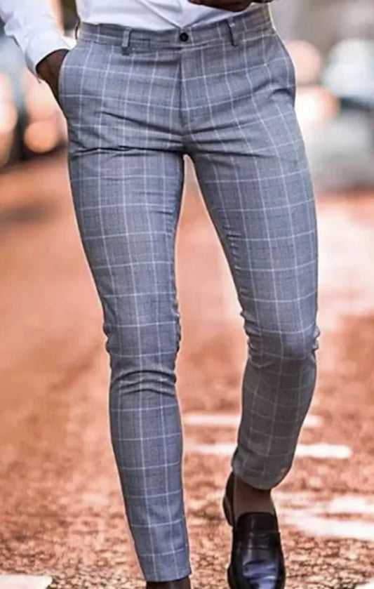 Pantalon Homme Business Décontracté | Style Rétro Imprimé | Coupe Droite Longue | Streetwear Élégant🚚Livraison rapide gratuite et sécurisée FelizShop