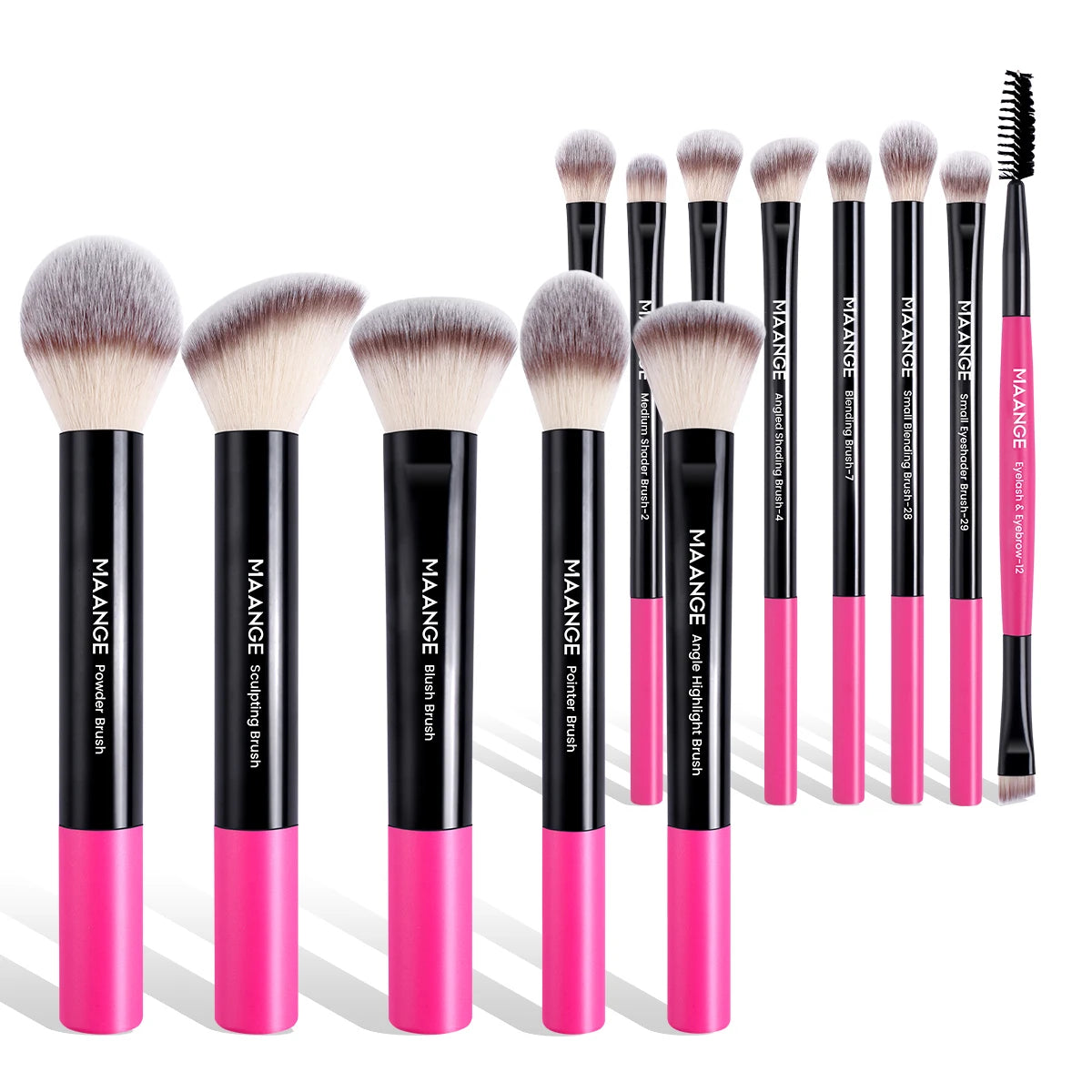 Pinceaux de maquillage professionnels pour une application parfaite et un rendu naturel des cosmétiques