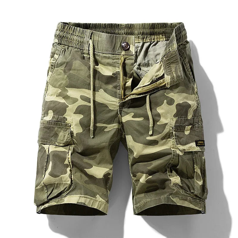 Cargo Shorts Men Spring Summer Breeches Cotton Bermuda Camouflage Denim Casual Multi-Pocket Pants Clothing Men’s Cargo Short 🚚 Livraison rapide en 8 à 12 jours ouvrés depuis la France FelizShop