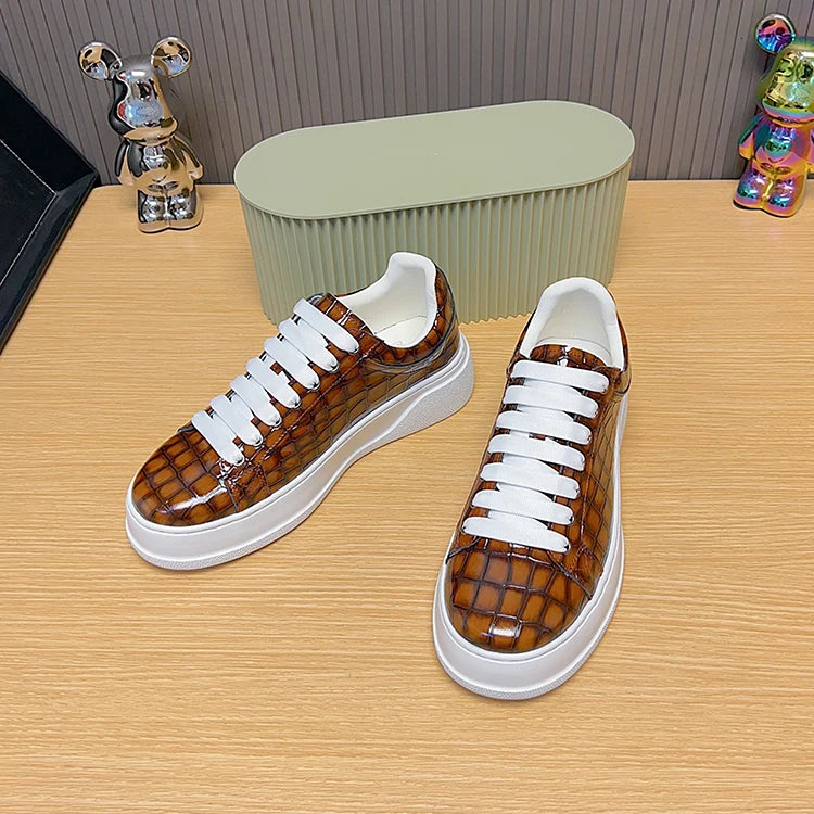 Baskets à plateforme à bout rond — Chaussures plates casual à lacets
🚚 Livraison rapide en 8 à 12 jours ouvrés depuis la France FelizShop