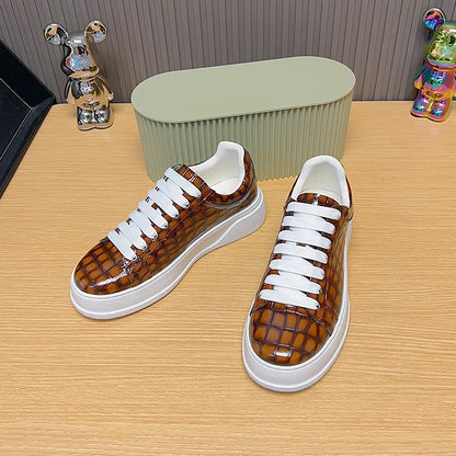 Baskets à plateforme à bout rond — Chaussures plates casual à lacets
🚚 Livraison rapide en 8 à 12 jours ouvrés depuis la France FelizShop