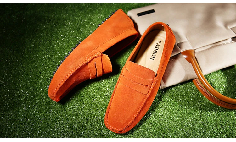Chaussures homme 38–50 – Chaussures décontractées en cuir véritable – Mocassins tendance pour homme – Slip-on, chaussures plates pour conduite🚚 Livraison rapide en 8 à 12 jours ouvrés depuis la France FelizShop