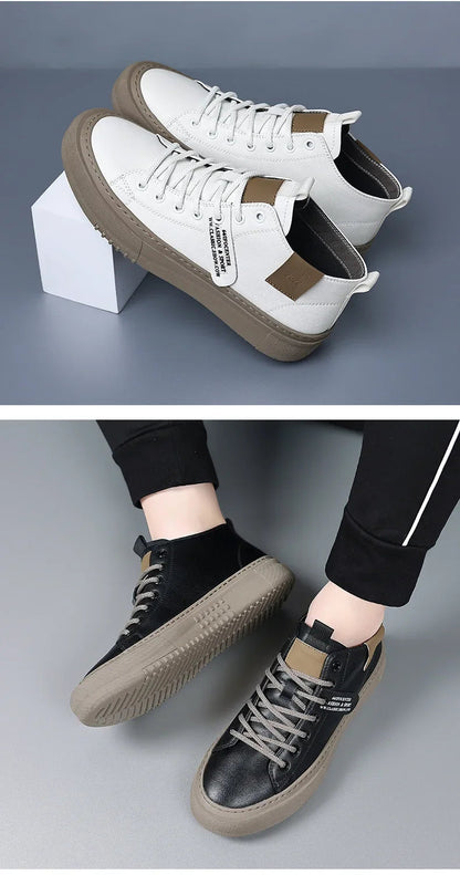 Sneakers Homme 2024 – Chaussures en Cuir Haut de Gamme à Lacets | Style Luxe & Semelle Rehaussante
🚚 Livraison rapide en 8 à 12 jours ouvrés depuis la France FelizShop