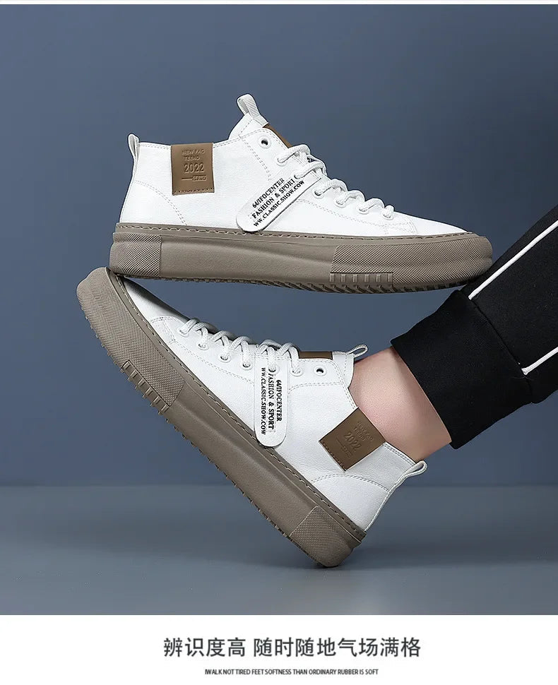 Sneakers Homme 2024 – Chaussures en Cuir Haut de Gamme à Lacets | Style Luxe & Semelle Rehaussante
🚚 Livraison rapide en 8 à 12 jours ouvrés depuis la France FelizShop