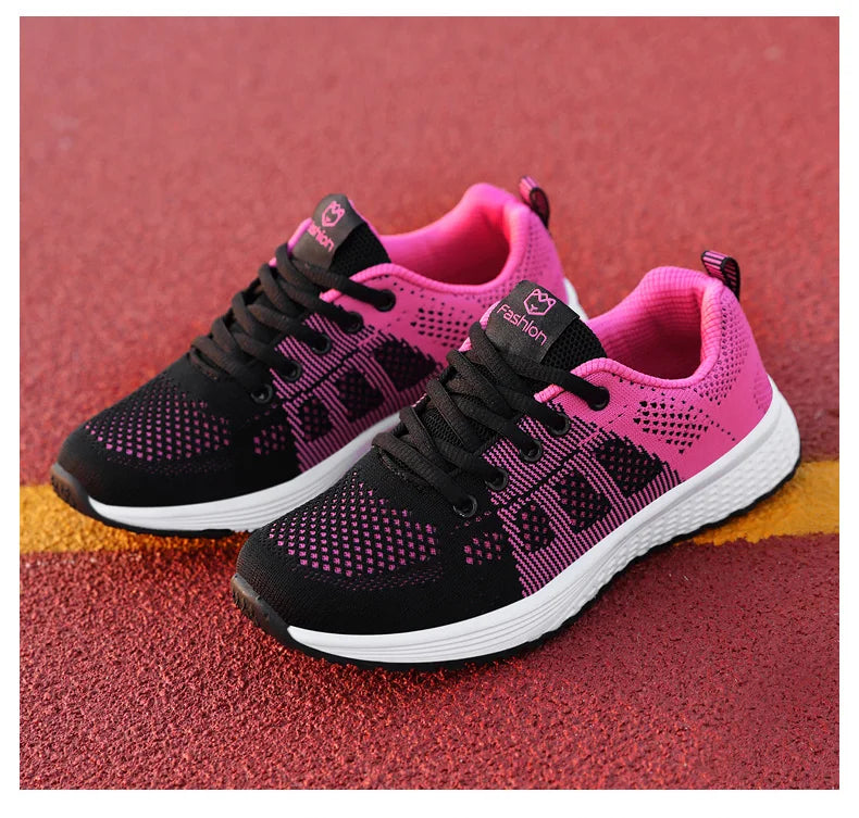 Baskets Femme 2024 – Sneakers à Semelle Épaisse, Chaussures de Sport Mode pour Printemps/Hiver, Idéales pour Courir ou au Quotidien 🚚 Livraison rapide en 8 à 12 jours ouvrés FelizShop