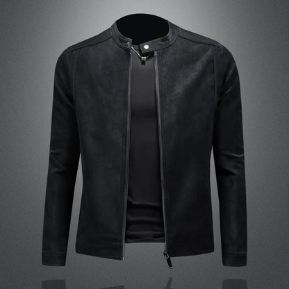 2025 new high-quality slim men's leather jacket,🚚Livraison rapide gratuite et sécurisée FelizShop