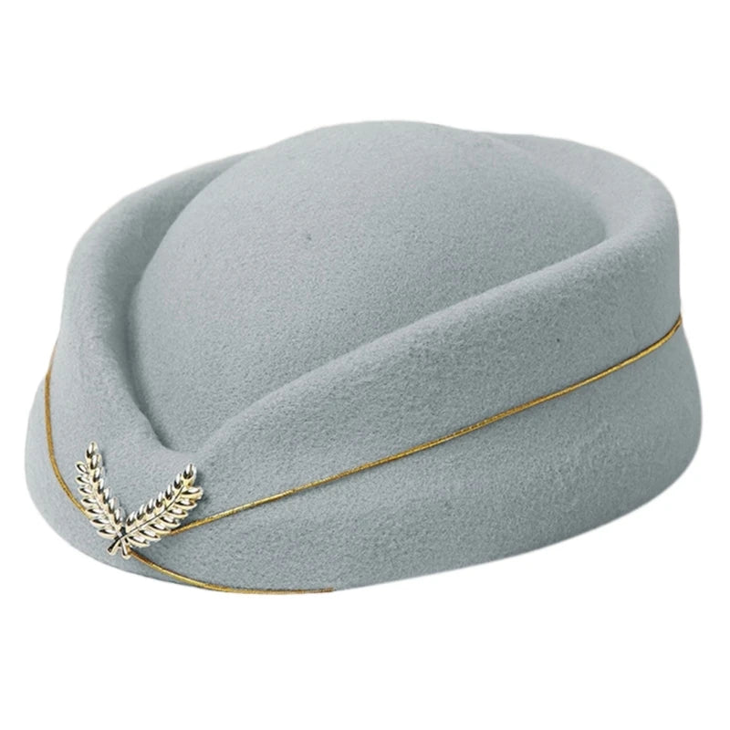Chapeau Hôtesse de l’Air – Accessoire Uniforme & Cosplay Élégant Femme FelizShop
