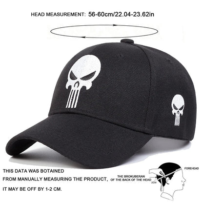 Casquette de baseball unisexe avec broderie tête de mort – Printemps / Automne – Casquette décontractée réglable pour l’extérieur – Protection solaire
🚚 Livraison rapide FelizShop