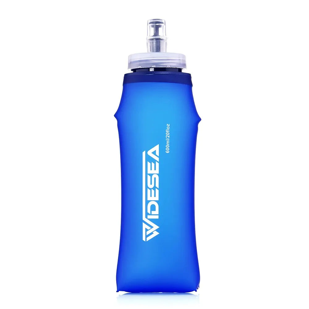 Widesea Gourde souple de camping 600 ml — Bouteille pliable pour sport et randonnée — Hydratation portable sans BPA, idéale pour vélo, course et taille
🚚 Livraison rapide en 8 à 12 jours ouvrés depuis la France FelizShop