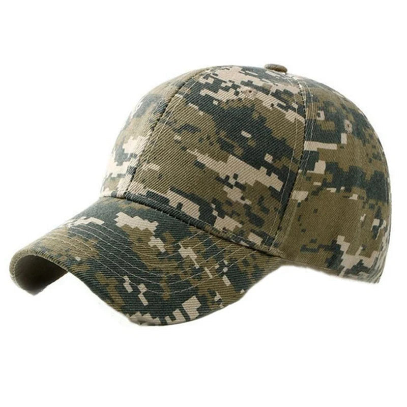 Men Women Summer Cotton Camouflage Printed Baseball Caps Sunhat Outdoor Unisex  Sports Adjustable Snapback Anti-UV Hat Visors 🚚 Livraison rapide FelizShop