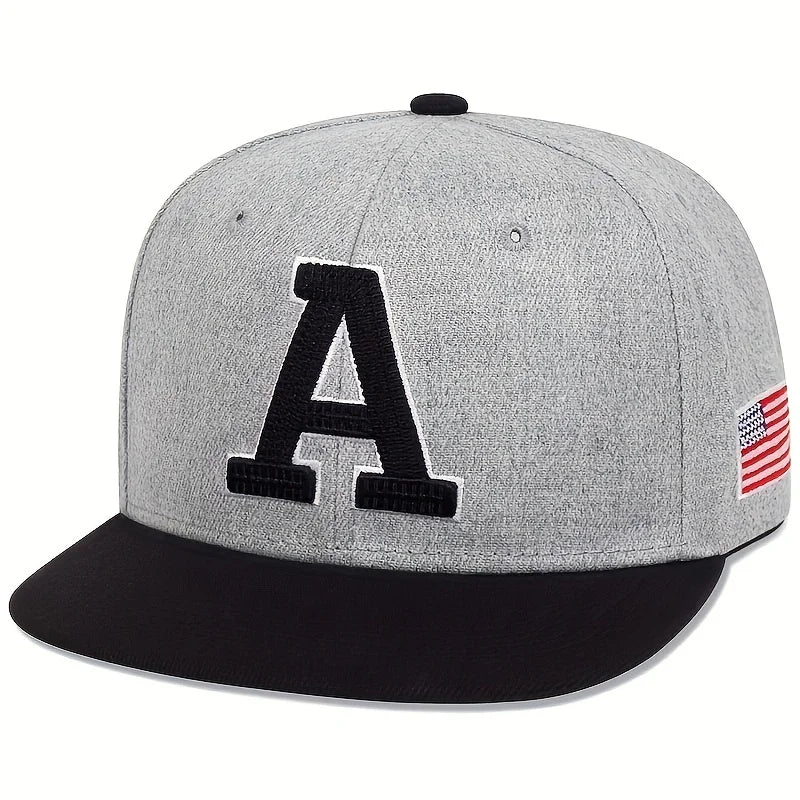 Fashion Men Hip Hop Cap A Letter Embroidery Baseball Caps cotton Snapback Hat Adult adjustment Outdoor Casual Sun Hats Bone 🚚 Livraison rapide FelizShop