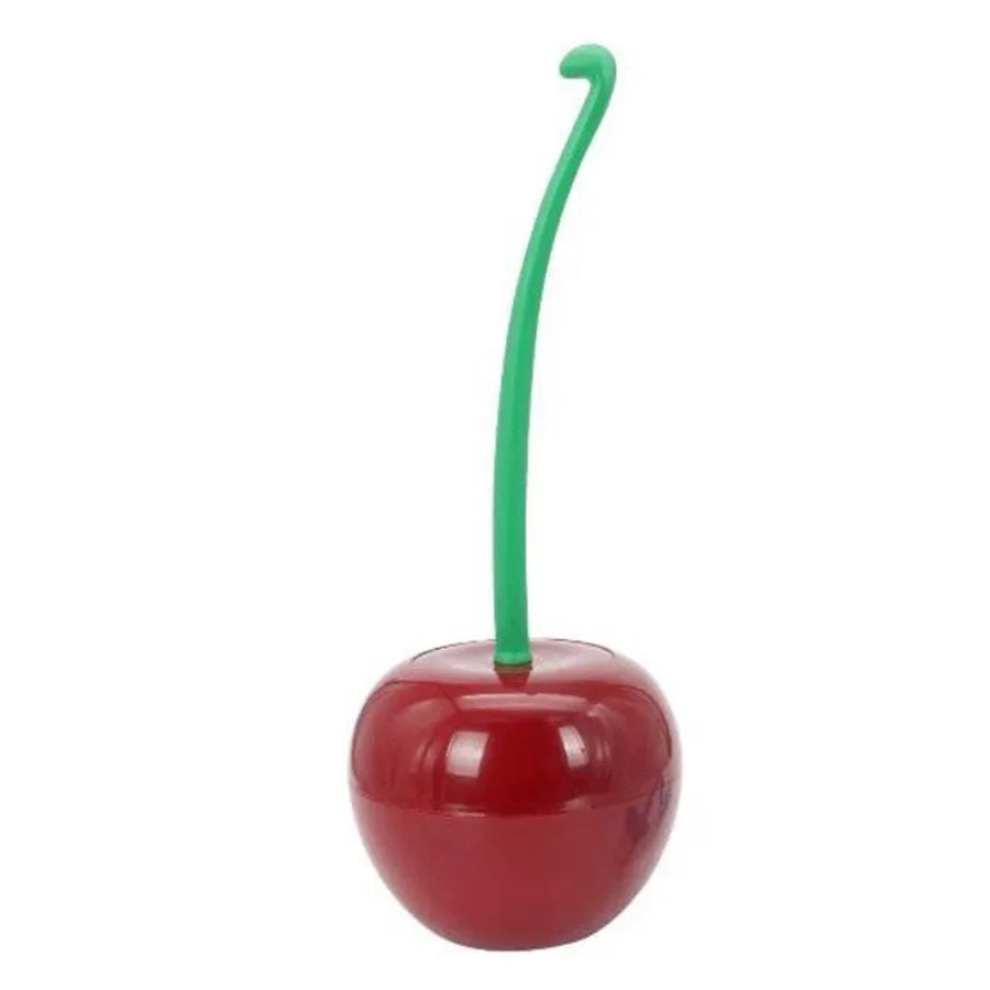 Brosse WC Cerise – Brosse Toilettes Design avec Support Original FelizShop