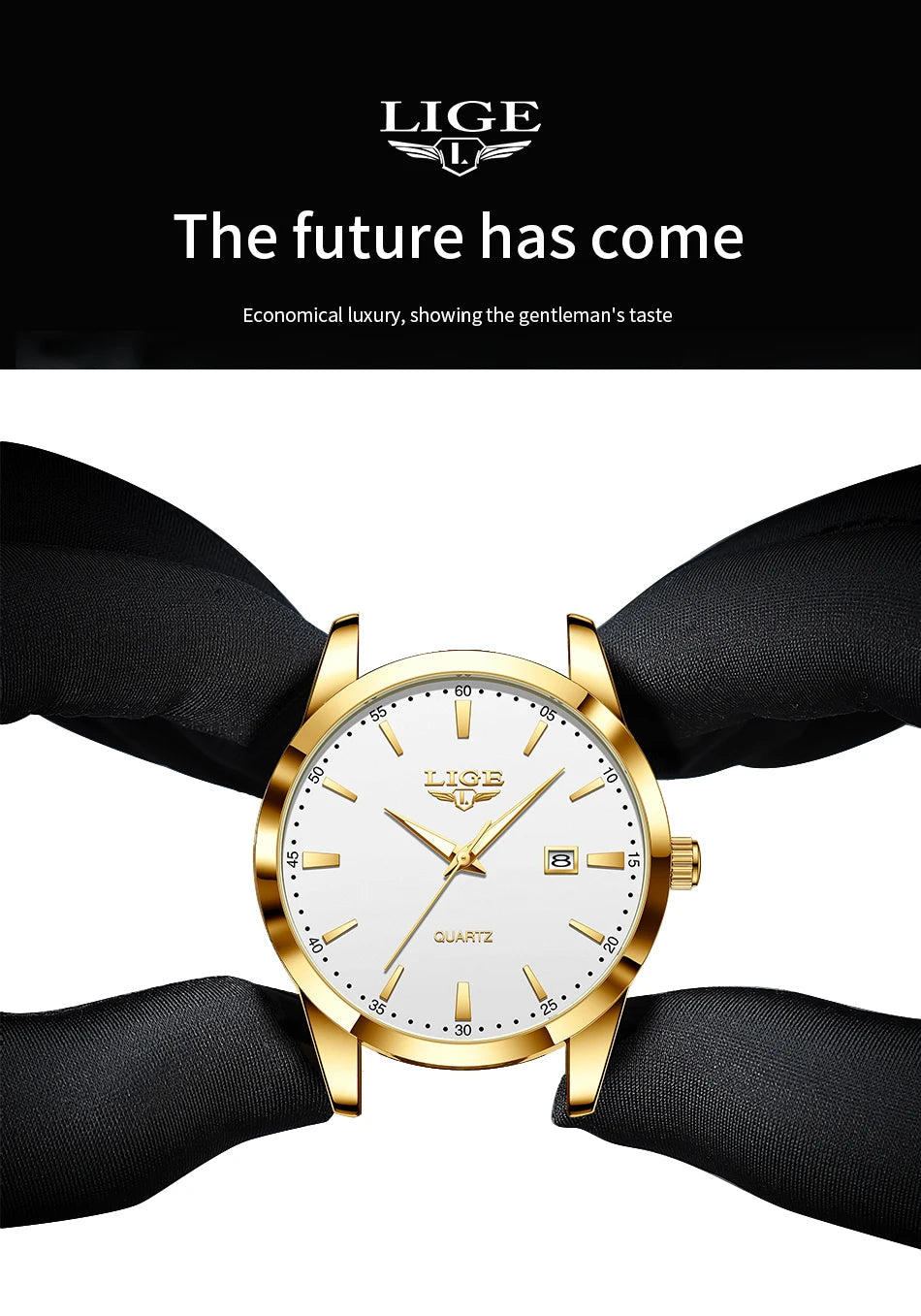 Montre Homme LIGE – Bracelet Cuir Marron – Chronographe Sport & Élégance🚚 Livraison rapide en 8 à 12 jours ouvrés depuis la France FelizShop
