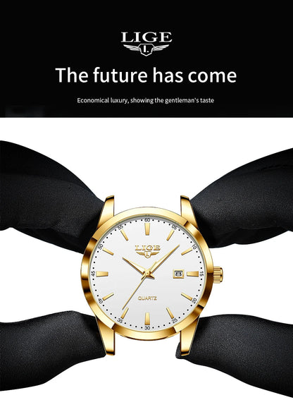 Montre Homme LIGE – Bracelet Cuir Marron – Chronographe Sport & Élégance🚚 Livraison rapide en 8 à 12 jours ouvrés depuis la France FelizShop