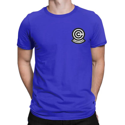 T-shirt Homme Capsule Corp – 100% Coton – Style Geek & Décontracté🚚 Livraison rapide en 8 à 12 jours ouvrés depuis la France FelizShop