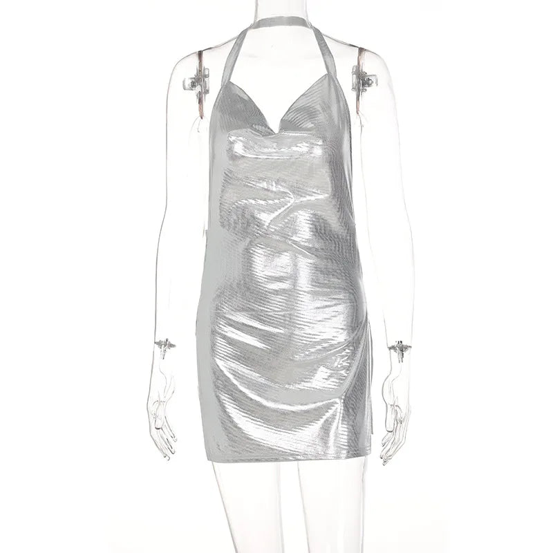 Robe courte élégante et sexy pour femme — Col noué, dos nu, décolleté orné de sequins — Robe de soirée, fête, danse
🚚 Livraison rapide en 8 à 12 jours ouvrés depuis la France FelizShop