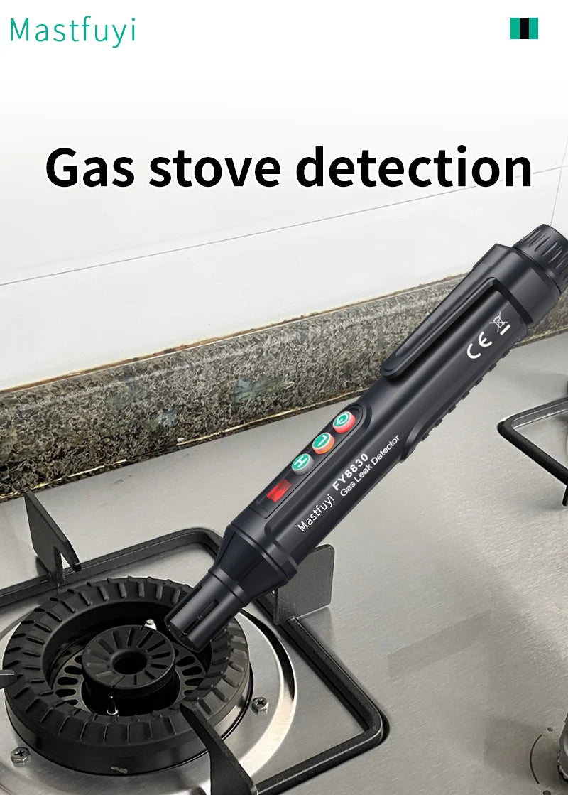 Détecteur de Fuite de Gaz Portable MASTFUYI – Alarme Sonore & Lumineuse FelizShop