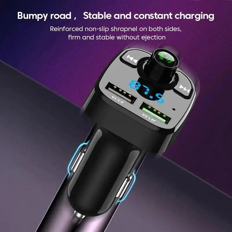 Transmetteur FM Bluetooth 5.0 avec Chargeur Voiture – LED, MP3, Appels Mains Libres & Double USB (QC3.0 + Type-C 🚚 Livraison rapide en 8 à 12 jours ouvrés depuis la France ou nos entrepôts européens 🇫🇷
✨ Suiv FelizShop